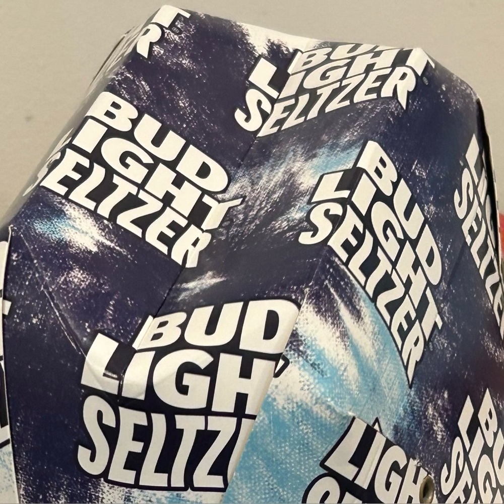 New Budweiser Cowboy Hat Bud Light Seltzer Recycled Beer Box One Size Fits Most - Picture 6 of 7